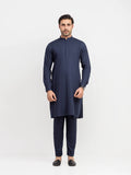 Men's Navy Blue Kurta Pajama - EMTKPT6-101