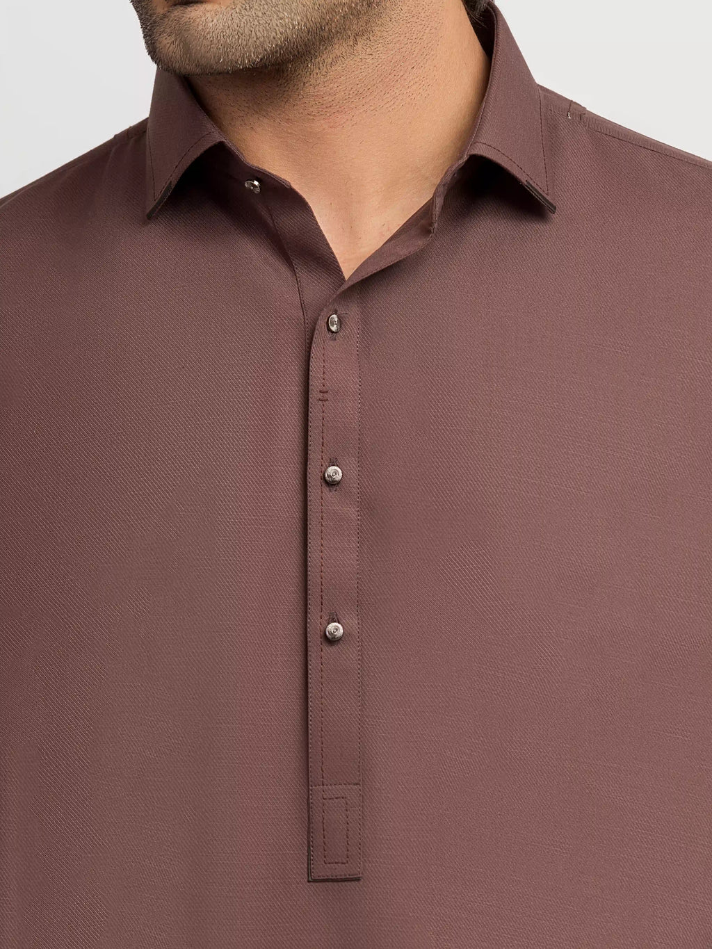 Men's Brown Kurta Shalwar - EMTKS6-41245