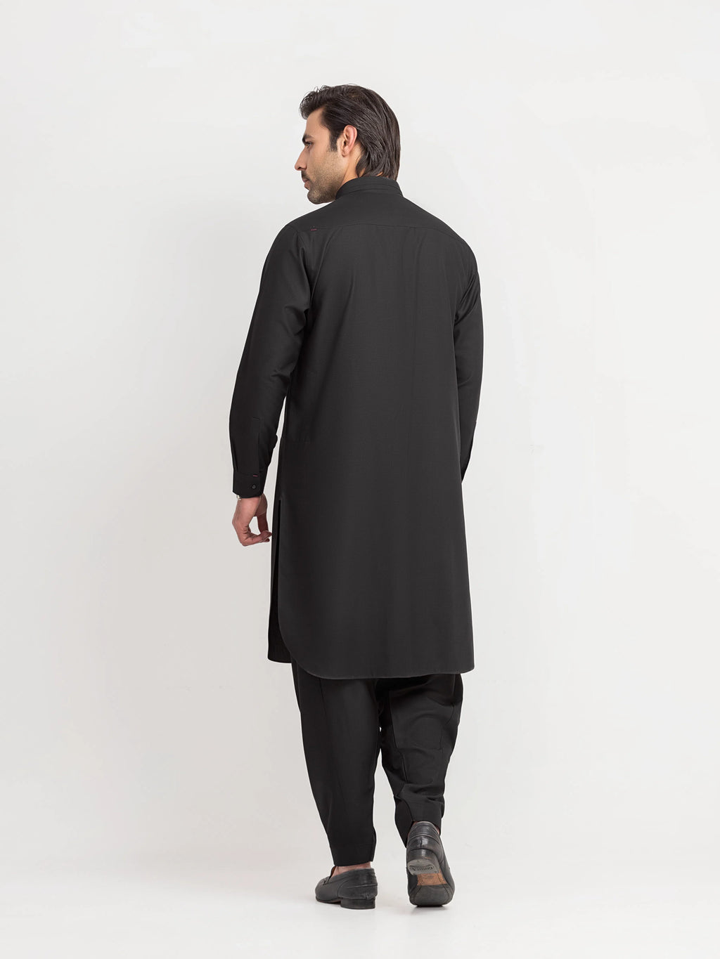 Men's Black Shalwar Kameez - EMTKS6-41247
