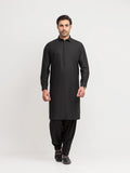 Men's Black Shalwar Kameez - EMTKS6-41247