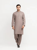 Men's Coffee Brown Kurta Shalwar - EMTKS6-41249
