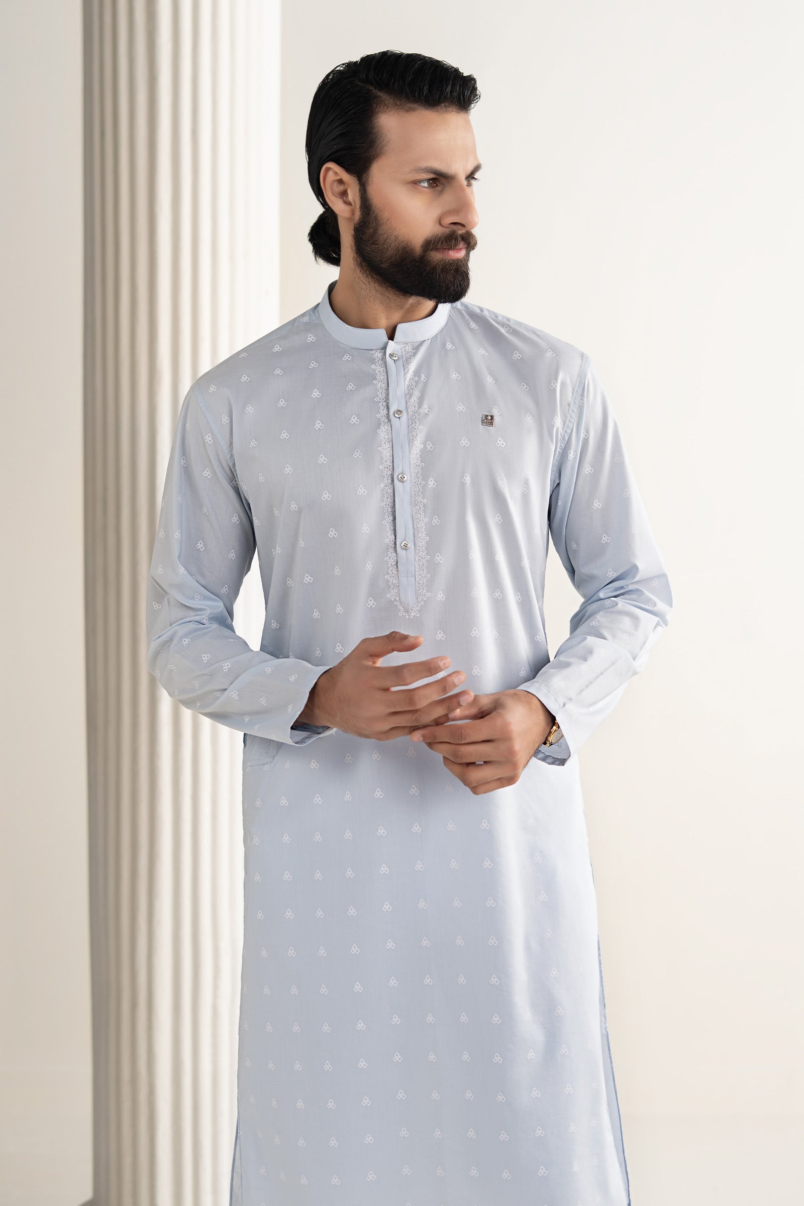 Printed Blended Kurta