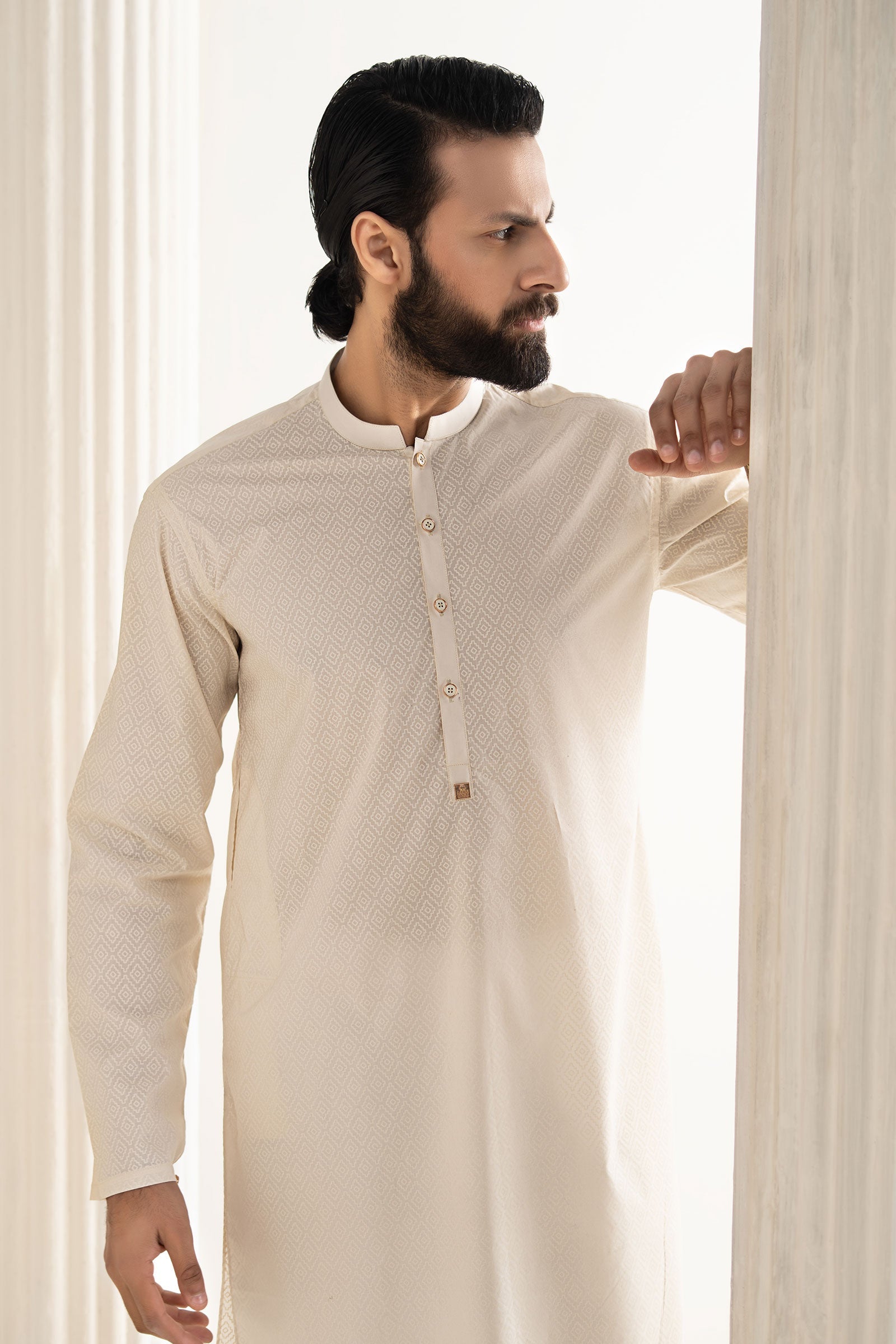 Printed Blended Kurta