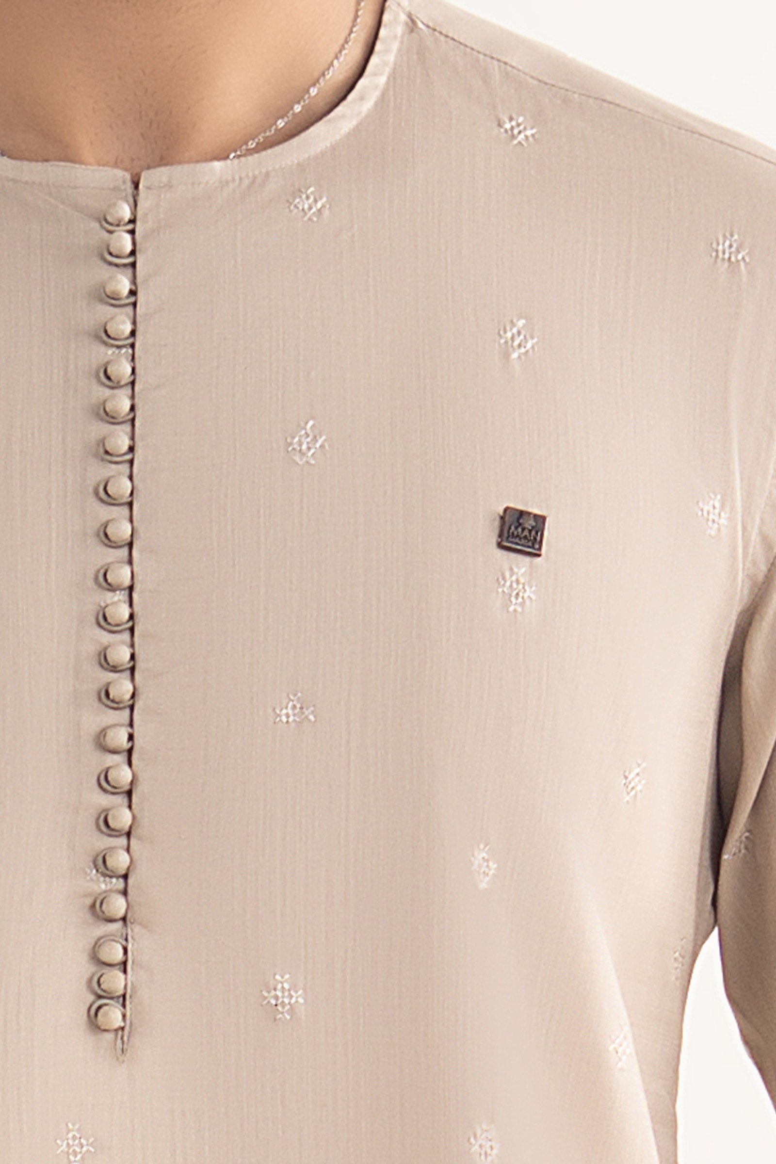 Embroidered Abalone Kurta