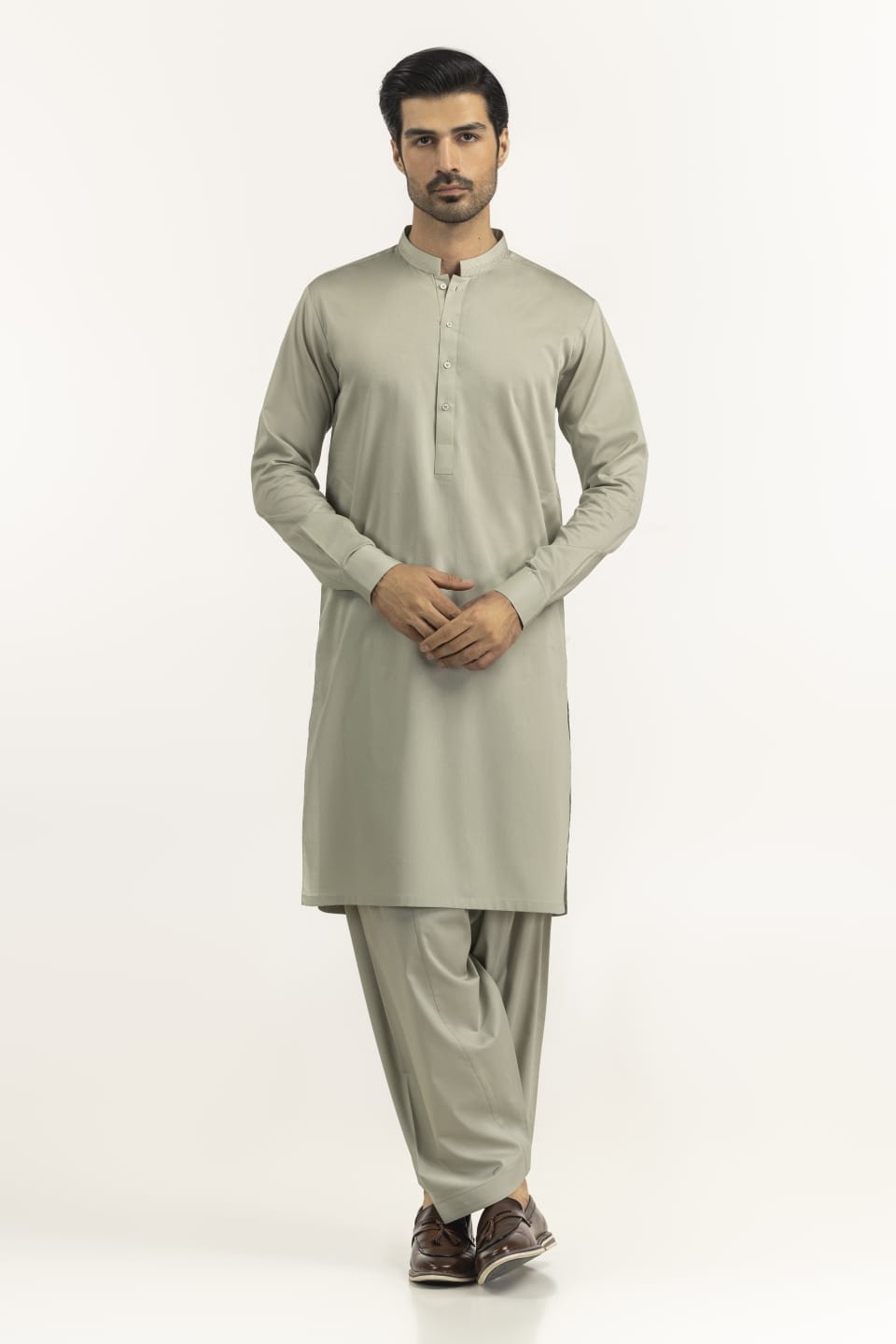 Regular Fit Embroidered Suits SK-BSC25-115